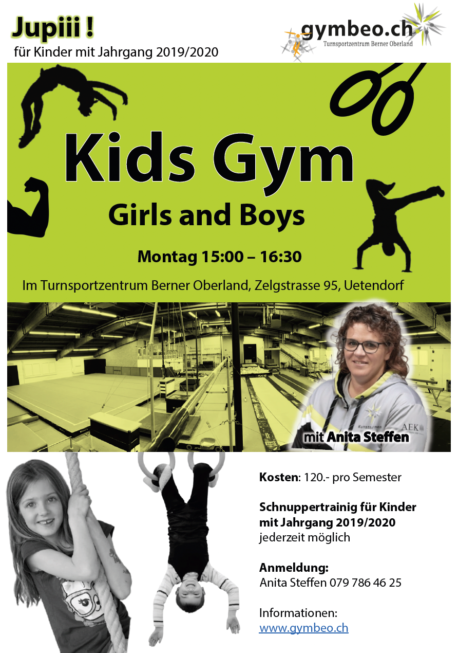 Flyer Kids Gym 2025 neu